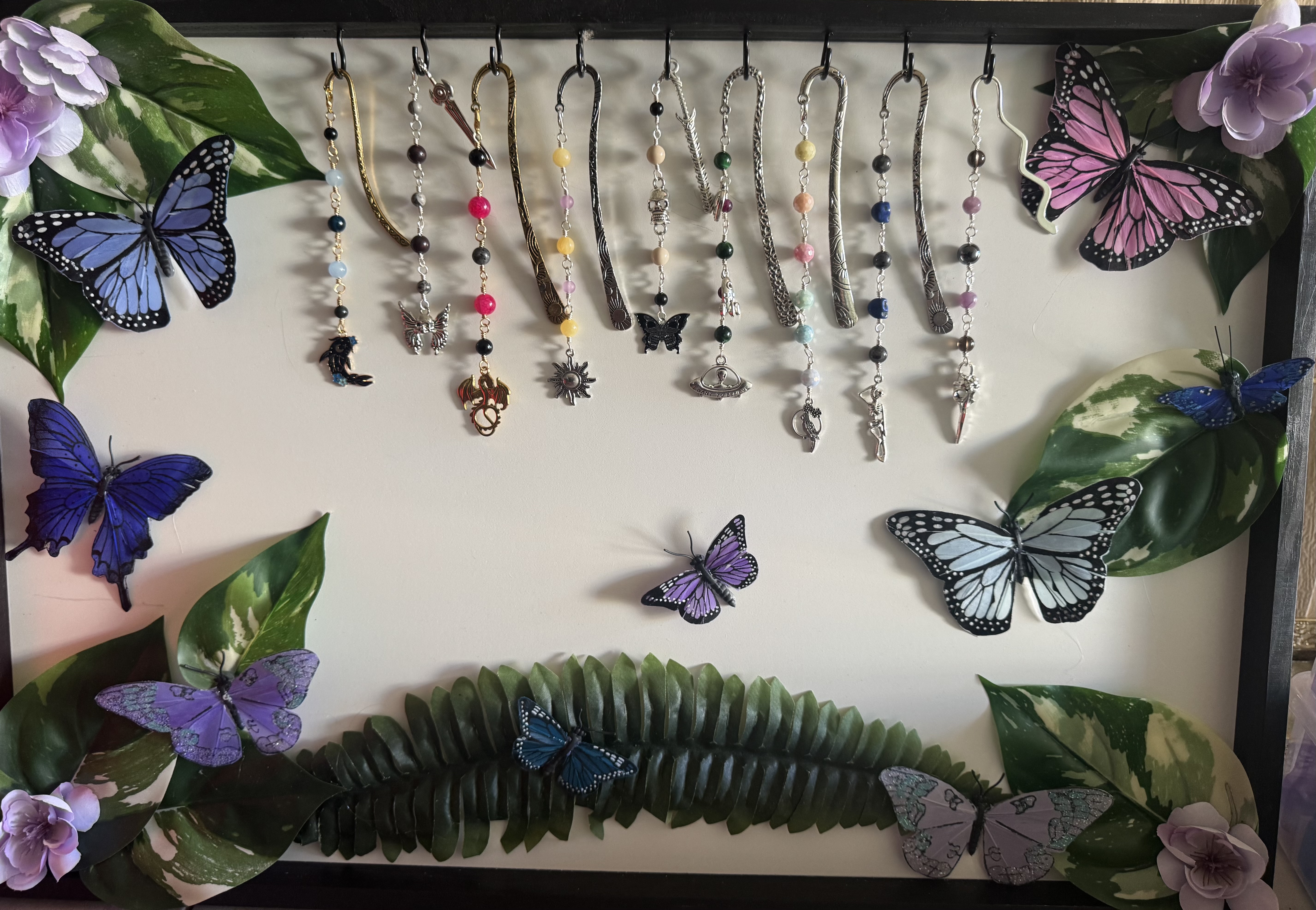 Custom handmade bookmarks collection